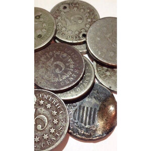 The First United States Nickel- One (1) Scarce Early 1866 to 1883 Shield Nickel